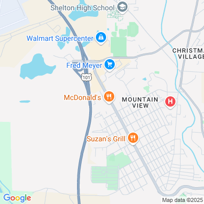 Location of the Shelton DMV office