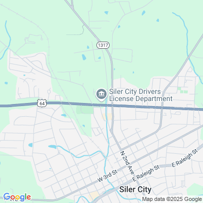 Location of the Siler City Driver License Office DMV office