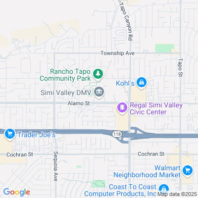 Location of the Simi Valley DMV office