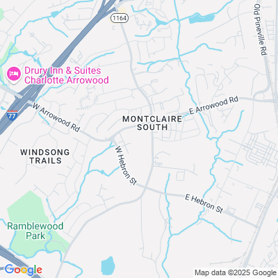 Location of the South Charlotte Driver License Office DMV office