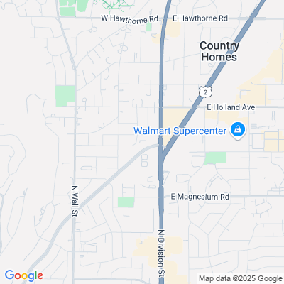 Location of the Spokane DMV office