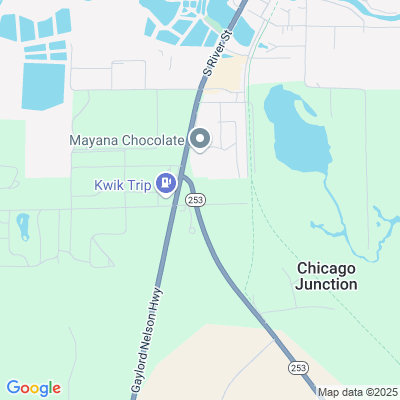Location of the Spooner service center (Washburn County) DMV office