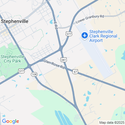 Location of the Stephenville DMV office