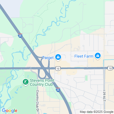 Location of the Stevens Point service center (Portage County) DMV office