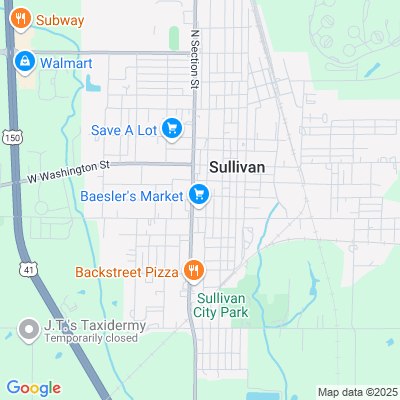 Location of the Sullivan DMV office