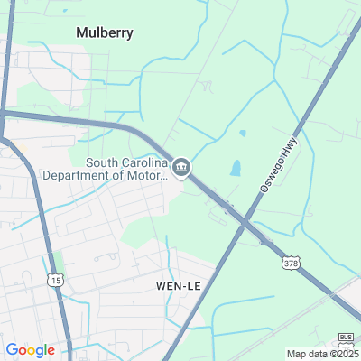 Location of the Sumter DMV office