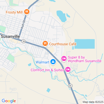 Location of the Susanville DMV office