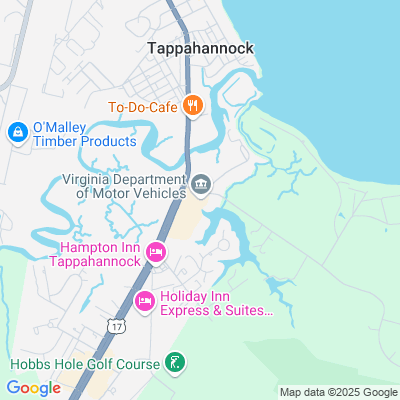 Location of the Tappahannock Customer Service Center DMV office