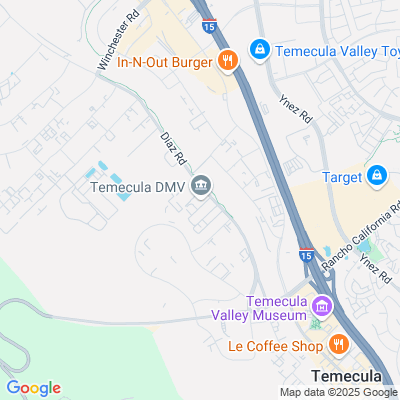 Location of the Temecula DMV office
