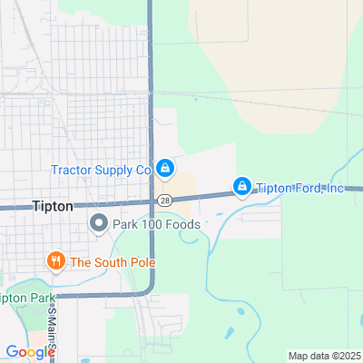 Location of the Tipton DMV office