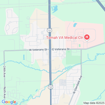 Location of the Tomah service center (Monroe County) DMV office