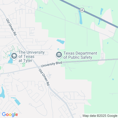Location of the Tyler DMV office