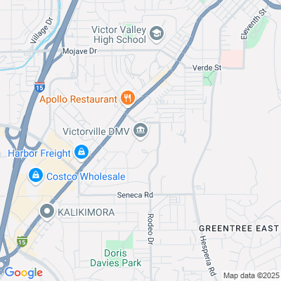 Location of the Victorville DMV office