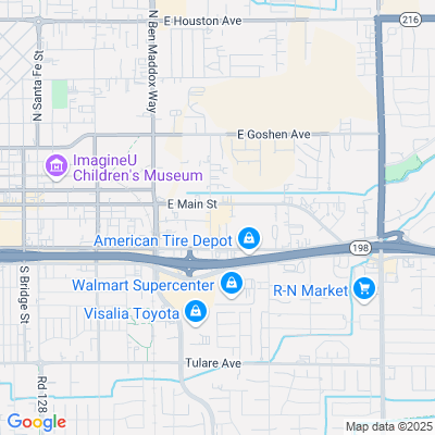 Location of the Visalia DMV office