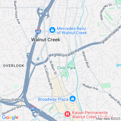 Location of the Walnut Creek DMV office