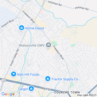 Location of the Watsonville DMV office