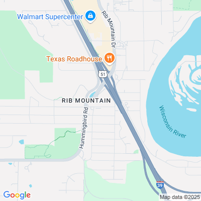 Location of the Wausau service center (Marathon County) DMV office