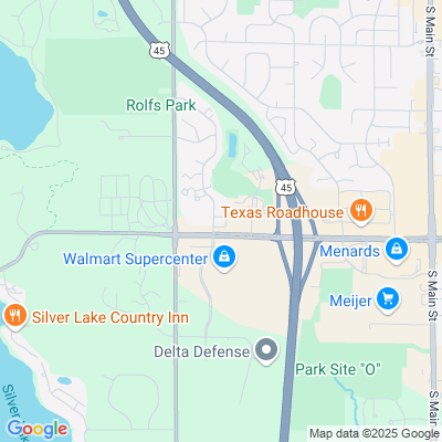 Location of the West Bend service center (Washington County) DMV office