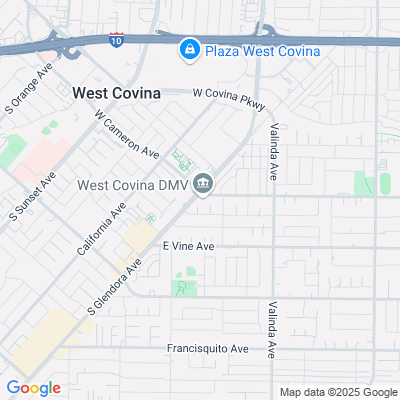Location of the West Covina DMV office