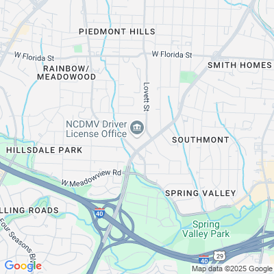 Location of the West Greensboro Driver License Office DMV office