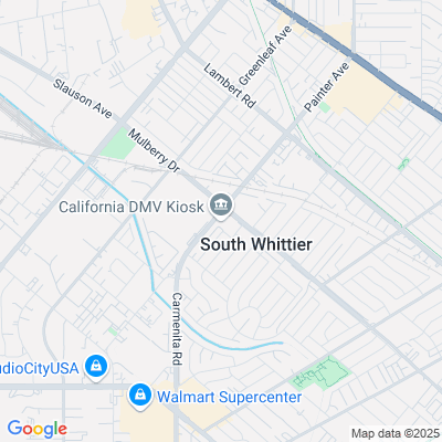 Location of the Whittier DMV office