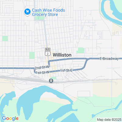 Location of the Williston DMV office