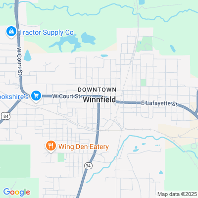 Location of the Winnfield DMV office