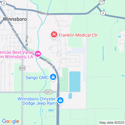 Location of the Winnsboro DMV office