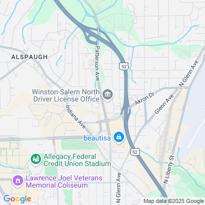 Location of the Winston-Salem North Driver License Office DMV office