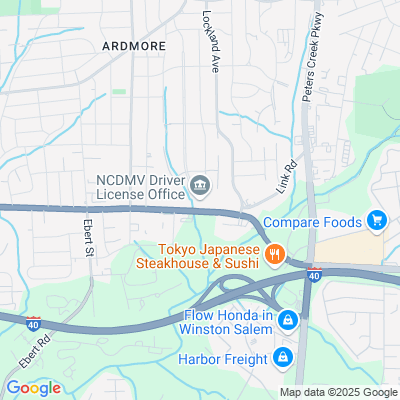 Location of the Winston-Salem South Driver License Office DMV office