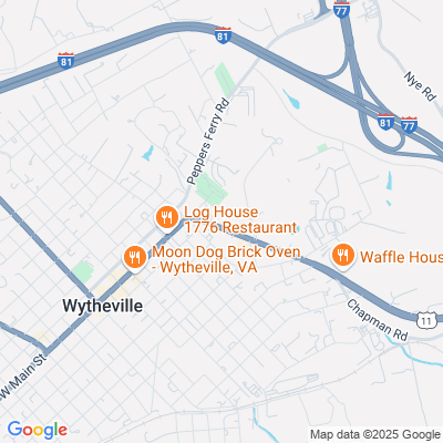 Location of the Wytheville Customer Service Center DMV office